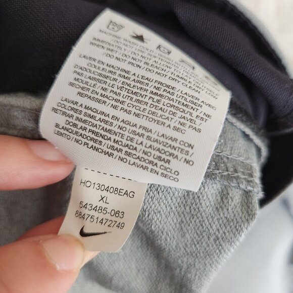 Nike Sweatless Woven Training‎ Pants Men's XL Warm-Up Gray 543485-063 - Picture 8 of 14
